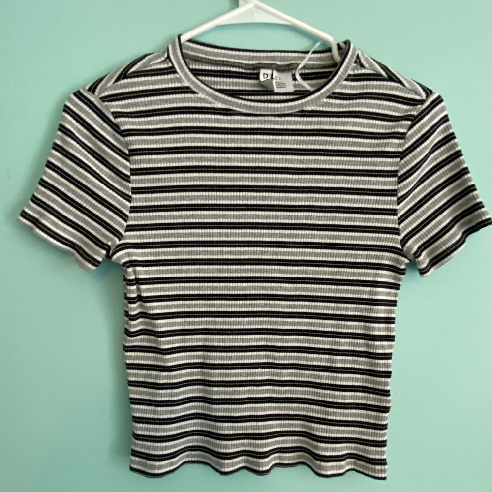 Striped crop top